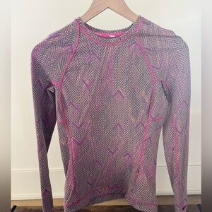 Lululemon Long Sleeve Jacquard Top